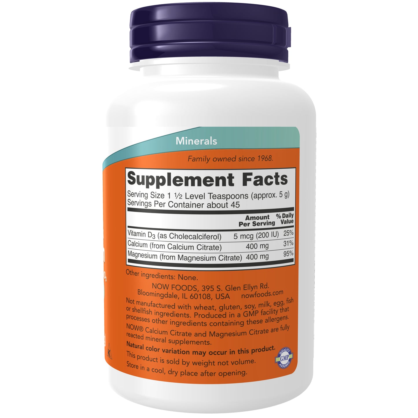 Calcium & Magnesium Powder - 8 oz.