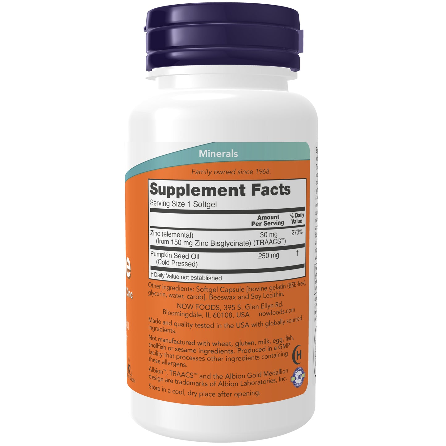 Zinc Glycinate - 120 Softgels