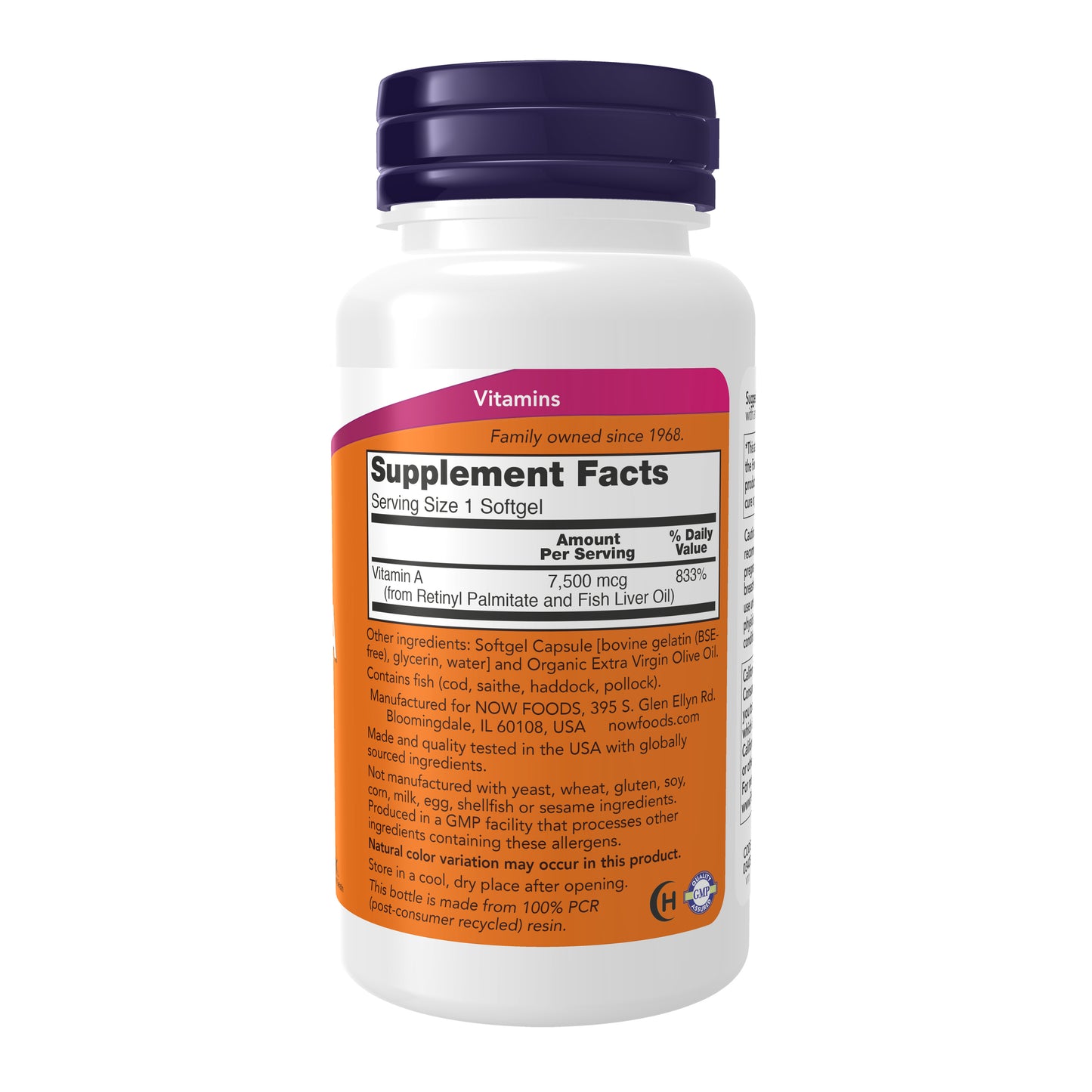Vitamin A 25,000 - 250 Softgels