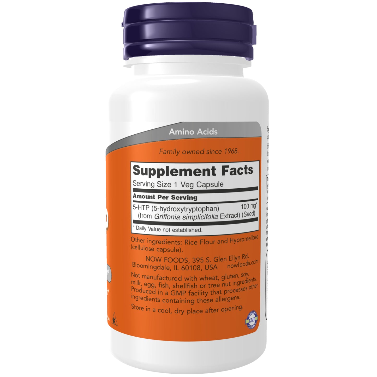 5-HTP 100 mg - 60 Veg Capsules