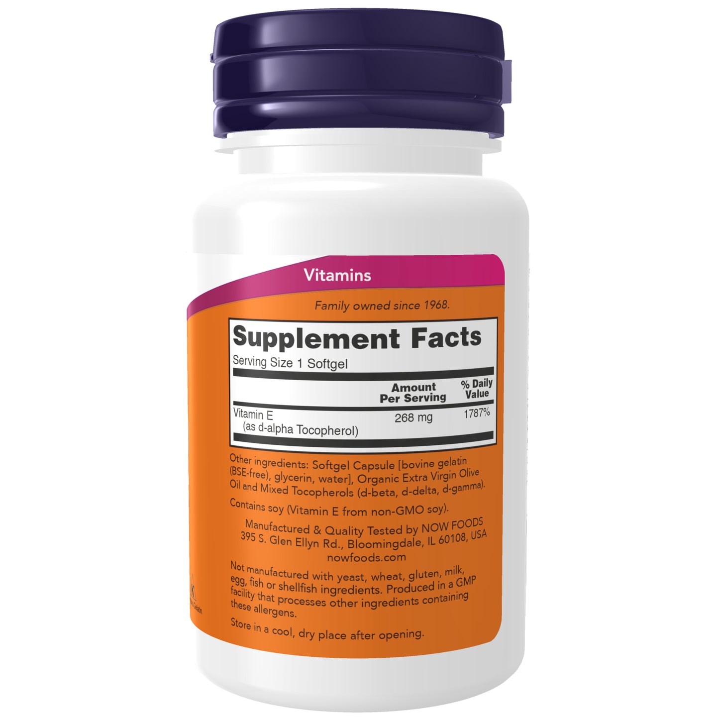 Vitamin E-400 With Mixed Tocopherols - 50 Softgels