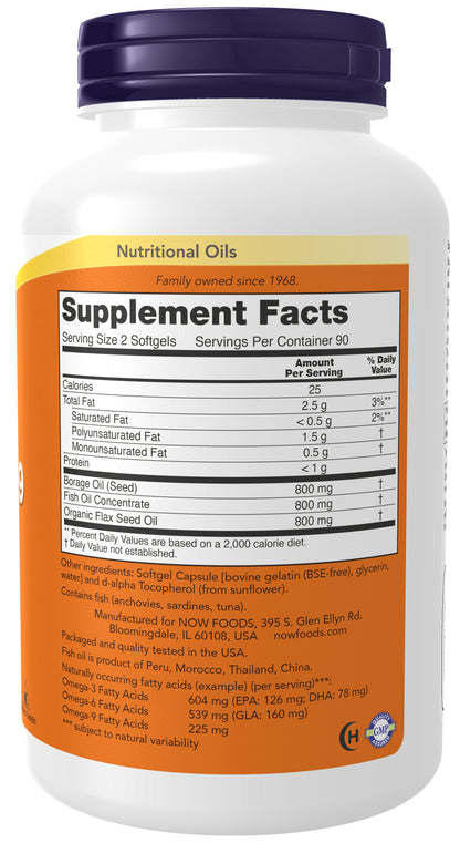 Super Omega 3-6-9 - 180 Softgels