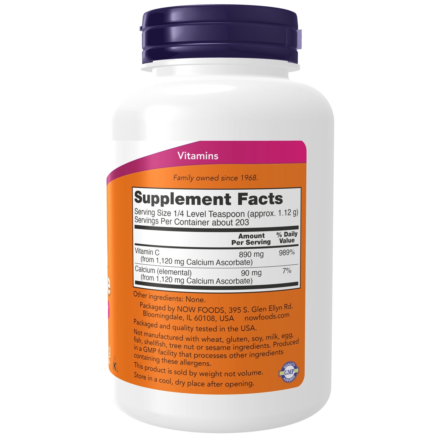 Calcium Ascorbate Powder - 8 oz.