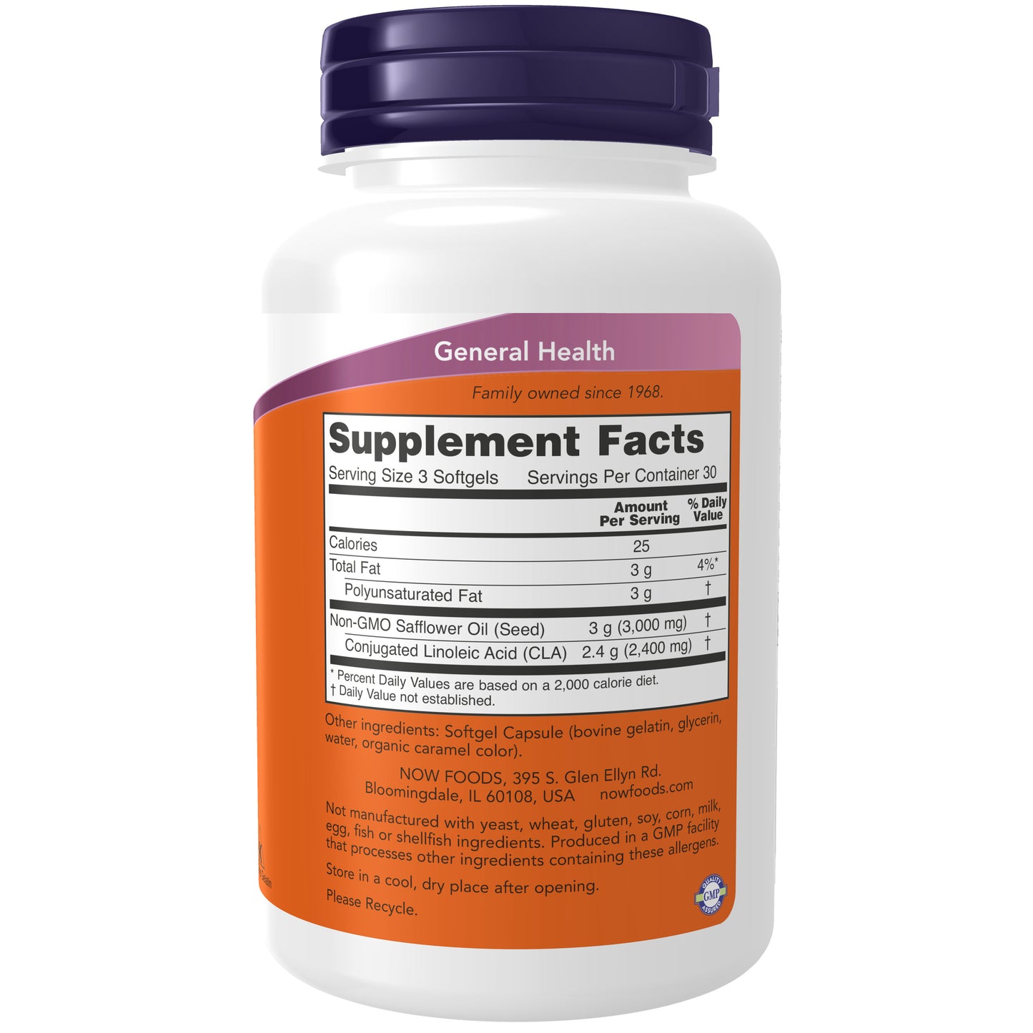 CLA (Conjugated Linoleic Acid) 800 mg - 90 Softgels